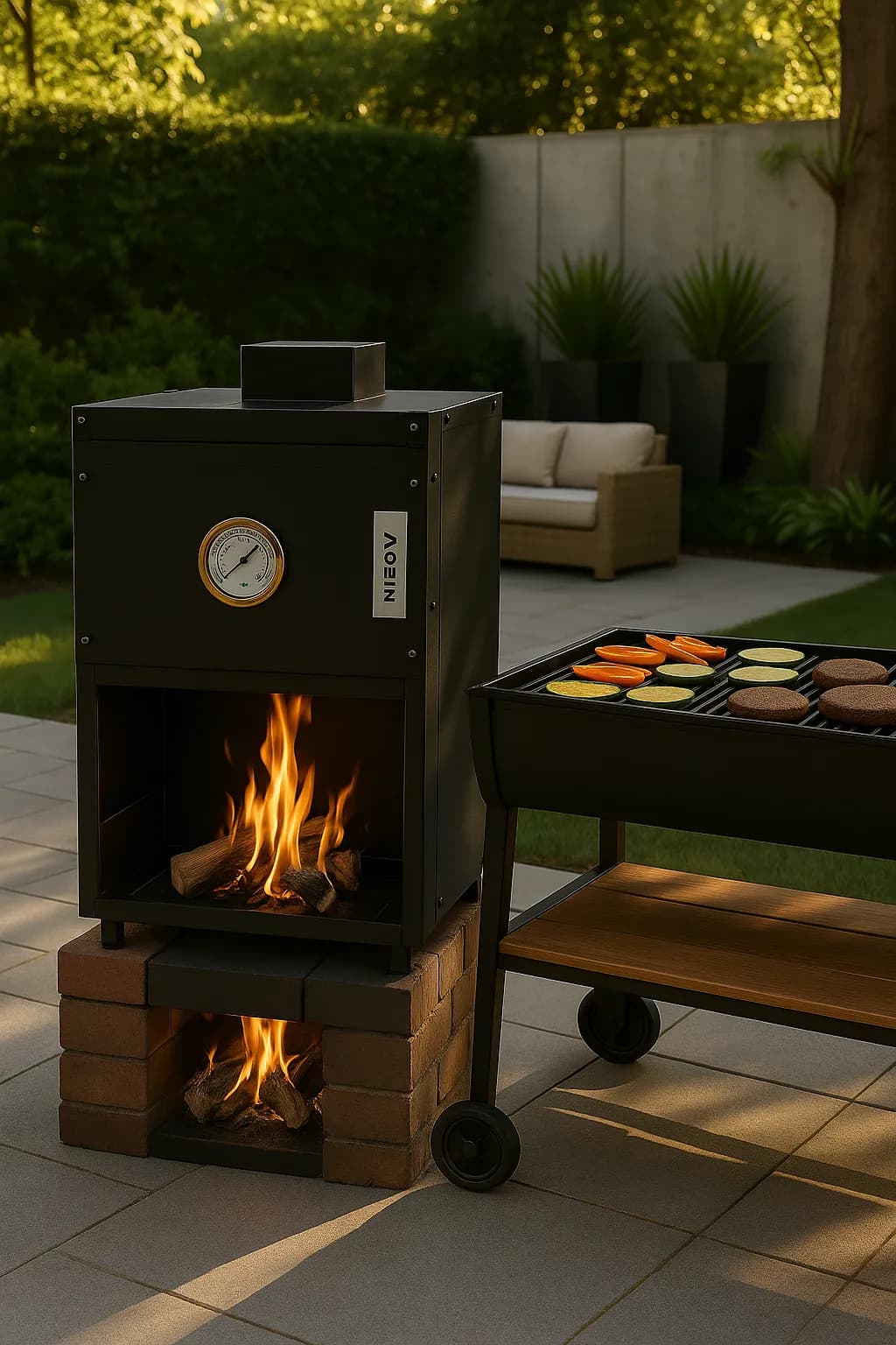 Artisan Outdoor Smoker: Elevate Your Grilling Experience with Timeless Design and Modern Functionality