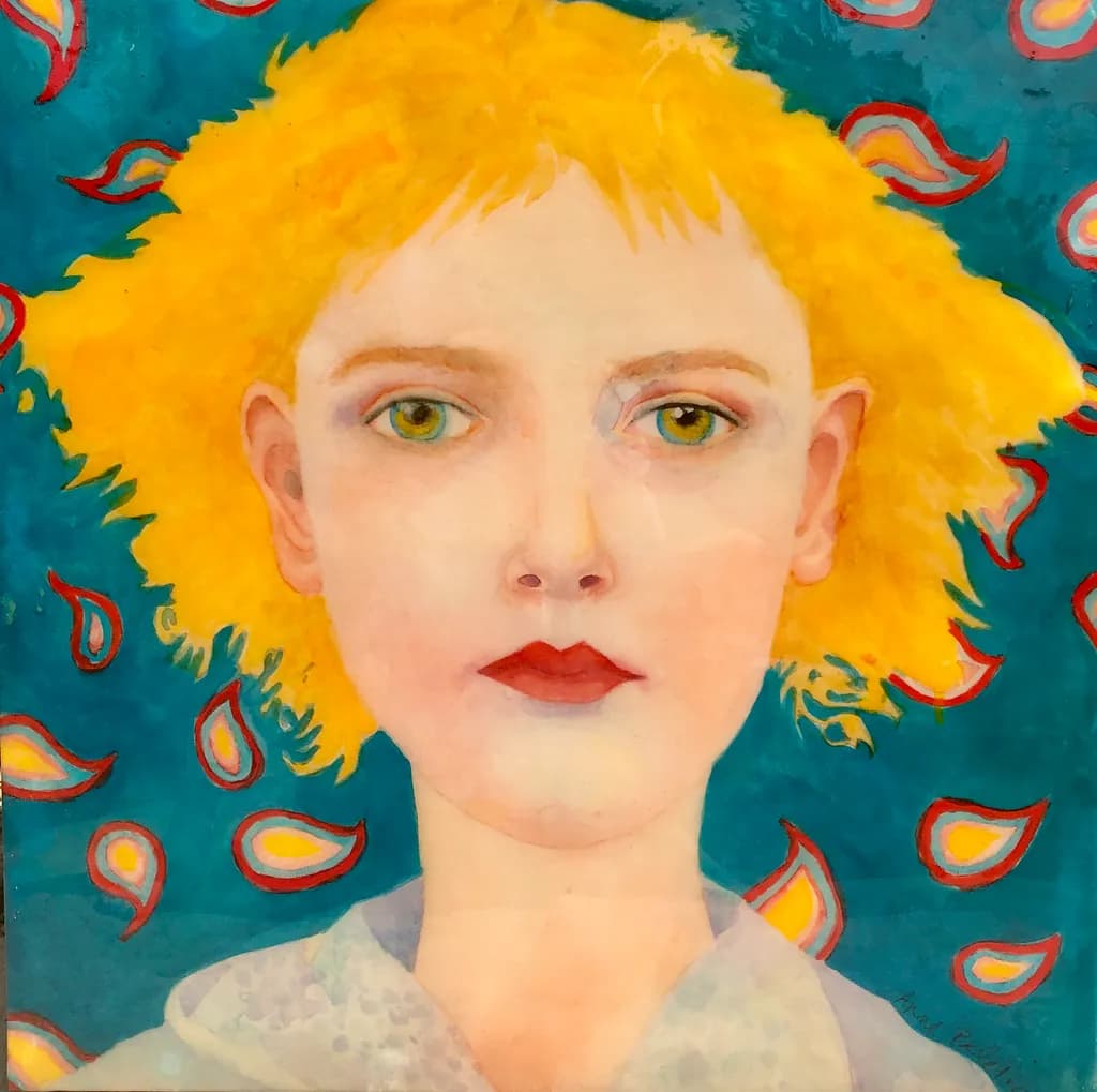 Vibrant Youth: An Expressive Portrait of Colorful Identity