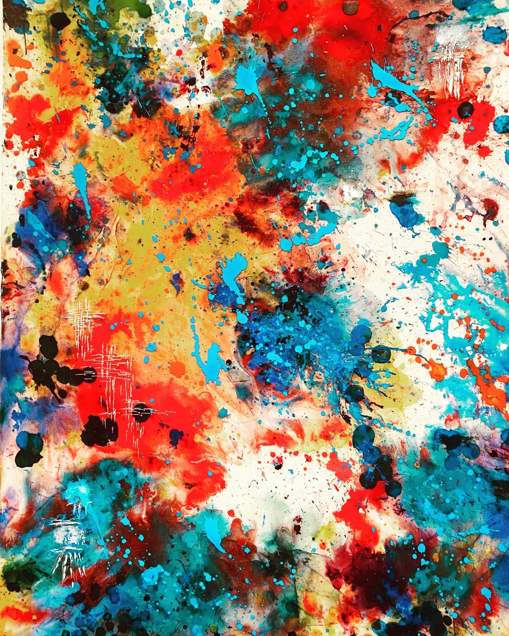 Vibrant Chaos: A Symphony of Color and Emotion in Abstract Expressionism