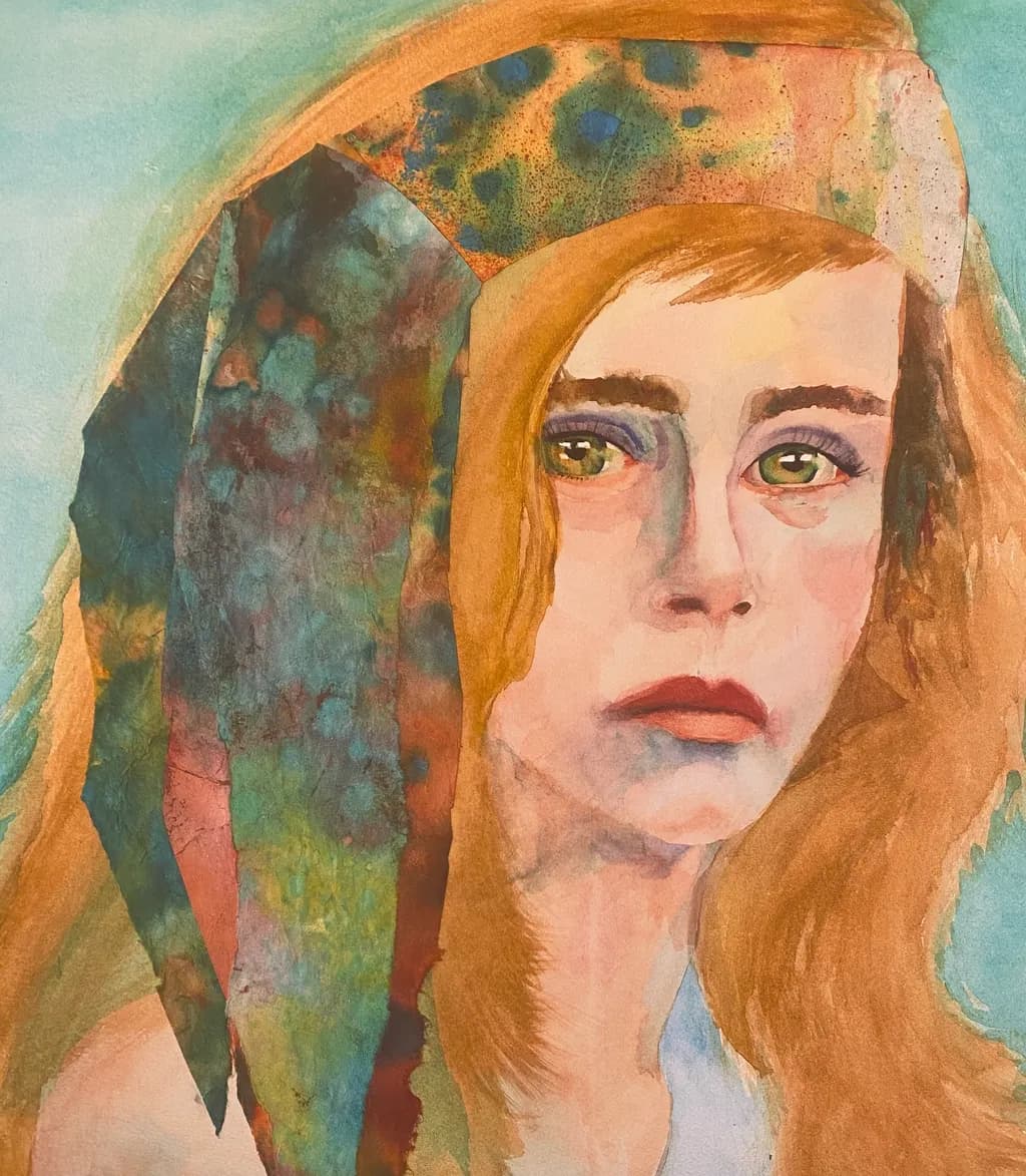 Whispers of Color: A Portrait of Emotion and Identity
