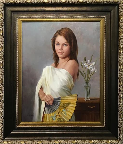 Whispers of Elegance: A Portrait of Grace and Serenity