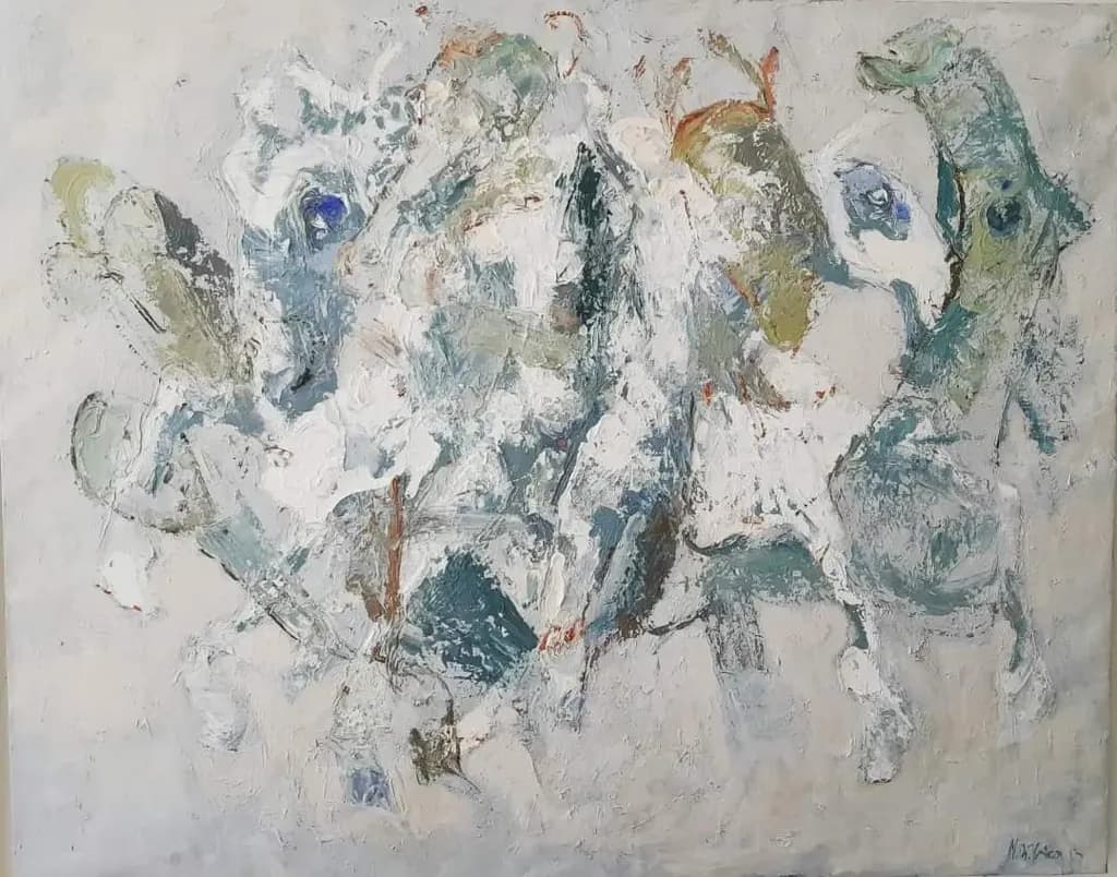 Whispers of Color: An Abstract Dance of Light and Form