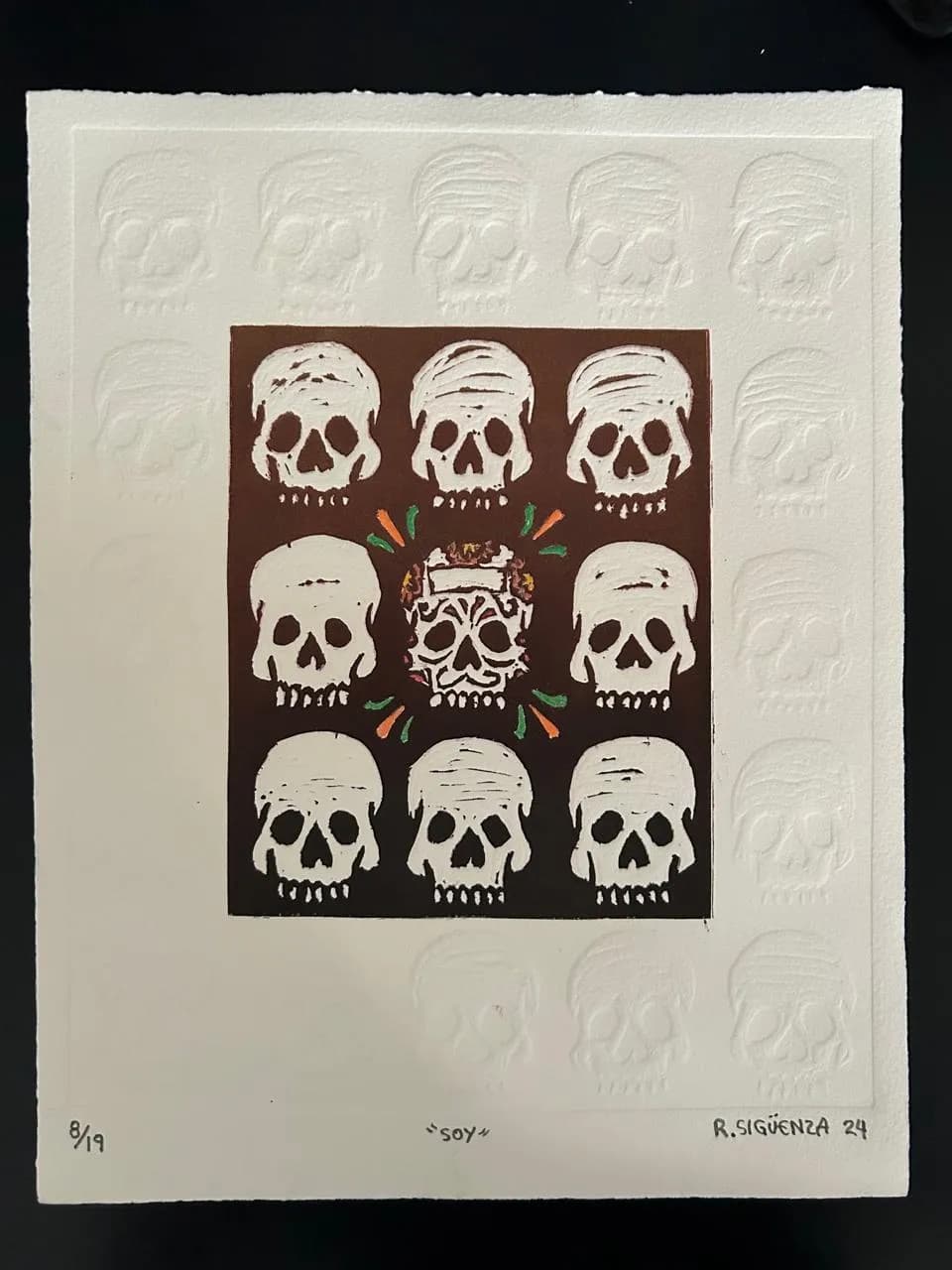 Colorful Skulls: A Vibrant Exploration of Life and Death in Printmaking Art