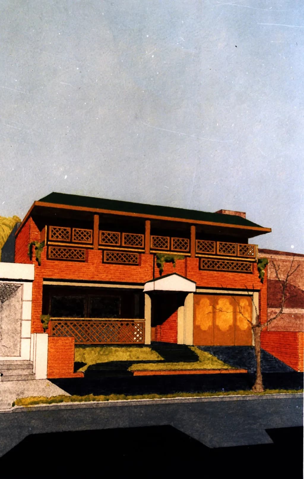 Urban Elegance: A Contemporary Architectural Masterpiece in Warm Hues