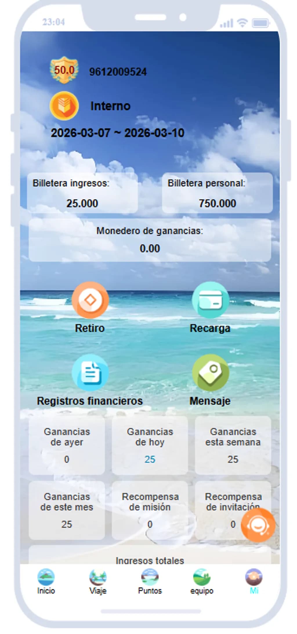 Financial Waves