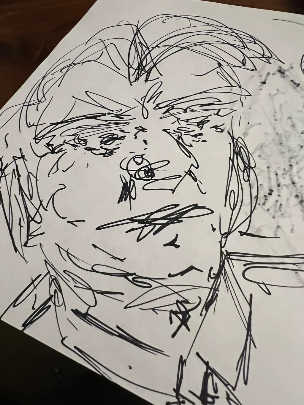Abstract Expression of Emotion: A Portrait in Lines and Sketches