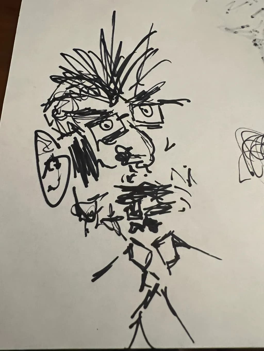 Whimsical Portrait: A Chaotic Expression of Identity