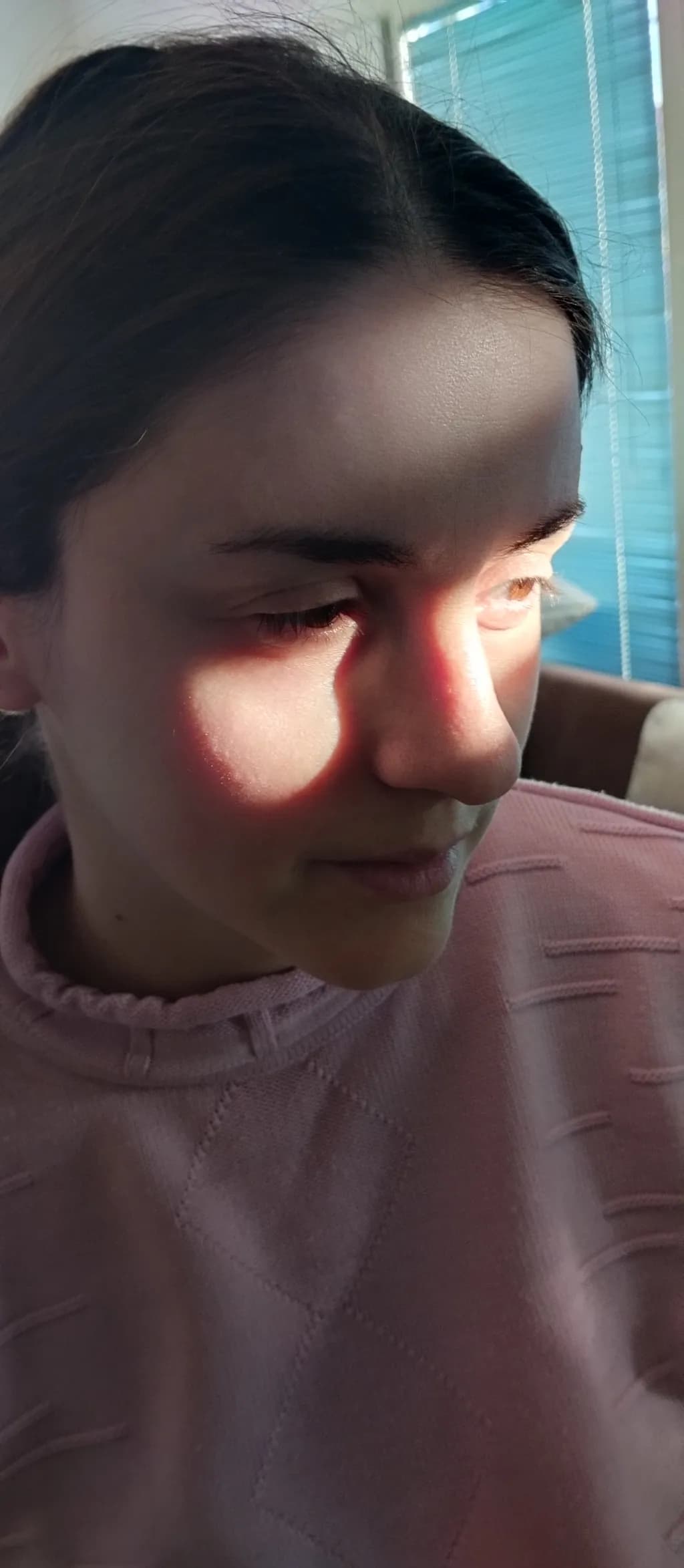 Whispers of Light: A Portrait in Soft Shadows