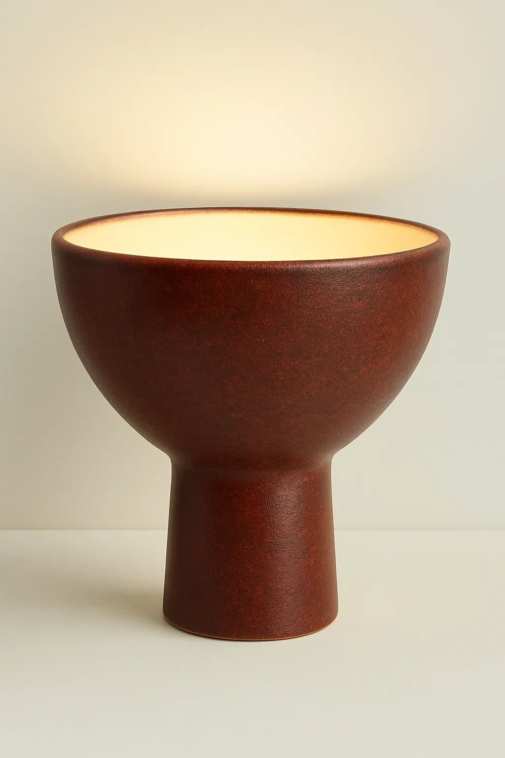 Elegant Earthy Bowl: A Fusion of Form and Function in Rich Terracotta Hues