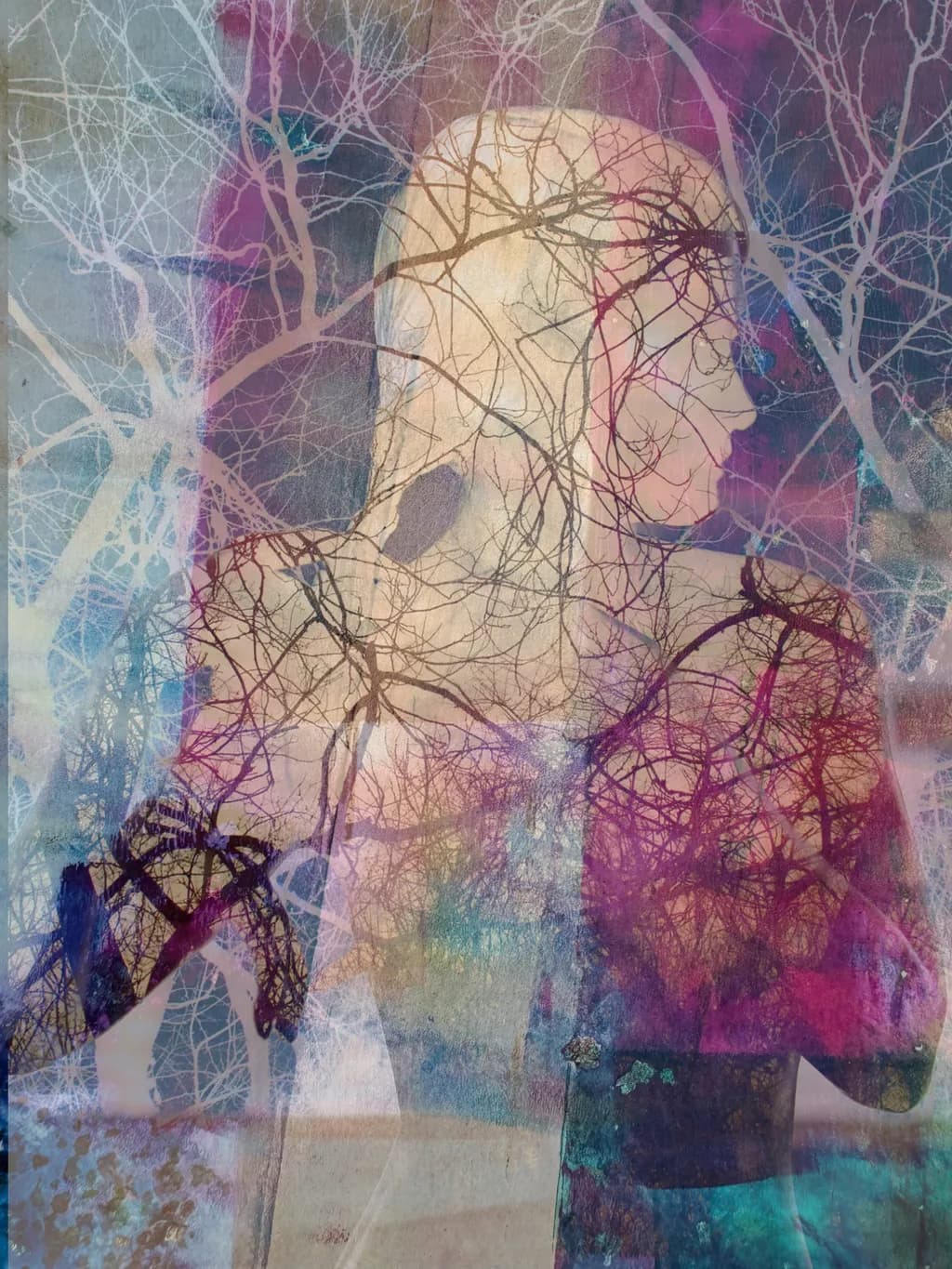 Whispers of Nature: A Dreamlike Fusion of Human Form and Ethereal Landscapes