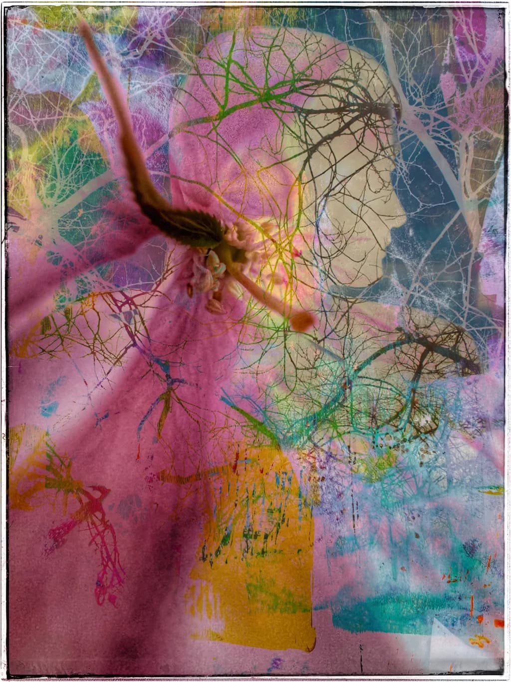 Whispers of Nature: A Dreamlike Fusion of Color and Form