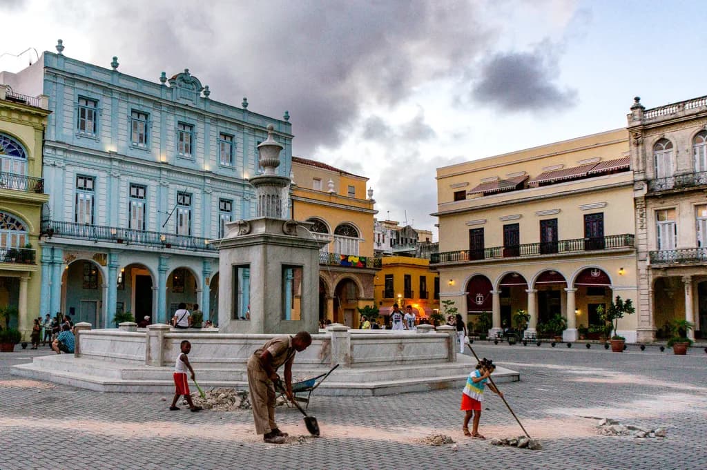 Cuban Heartbeat: Children at Play Amidst the Vibrant Streets of Havana