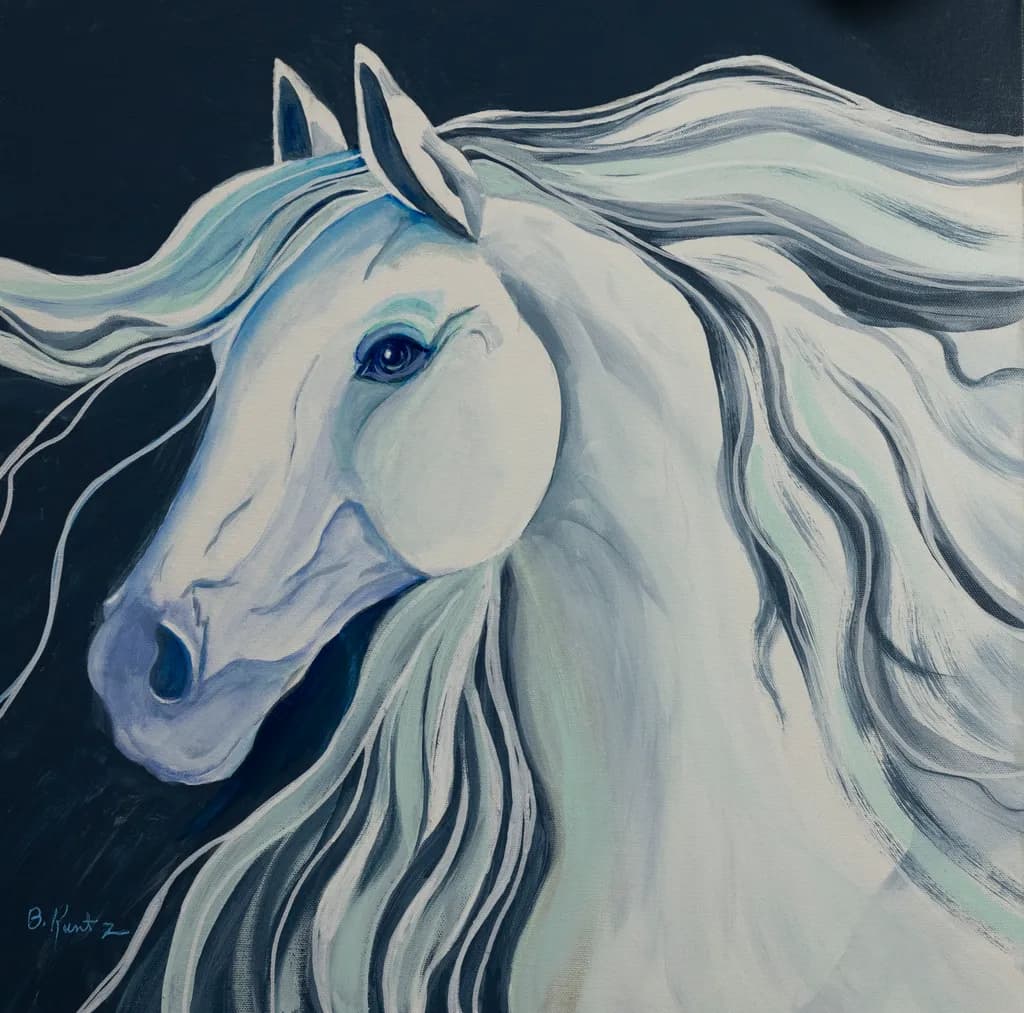 "Whispers of Grace - Acrylic on Canvas - 24x36 - $450"