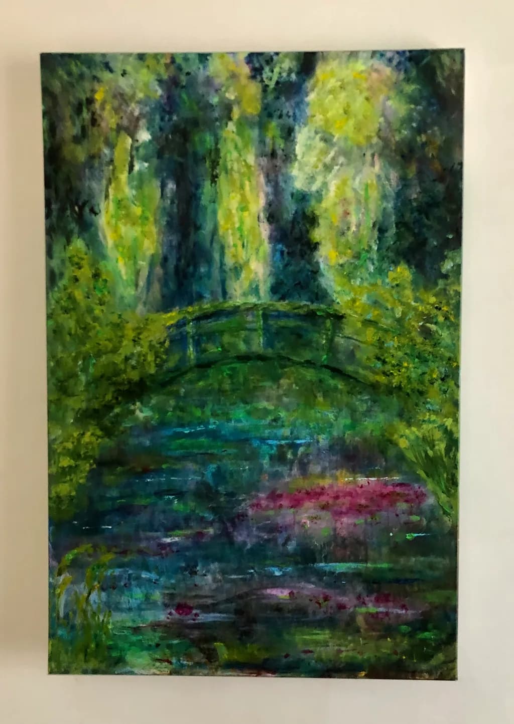 Whispers of Serenity: A Tranquil Bridge Over a Dreamy Pond