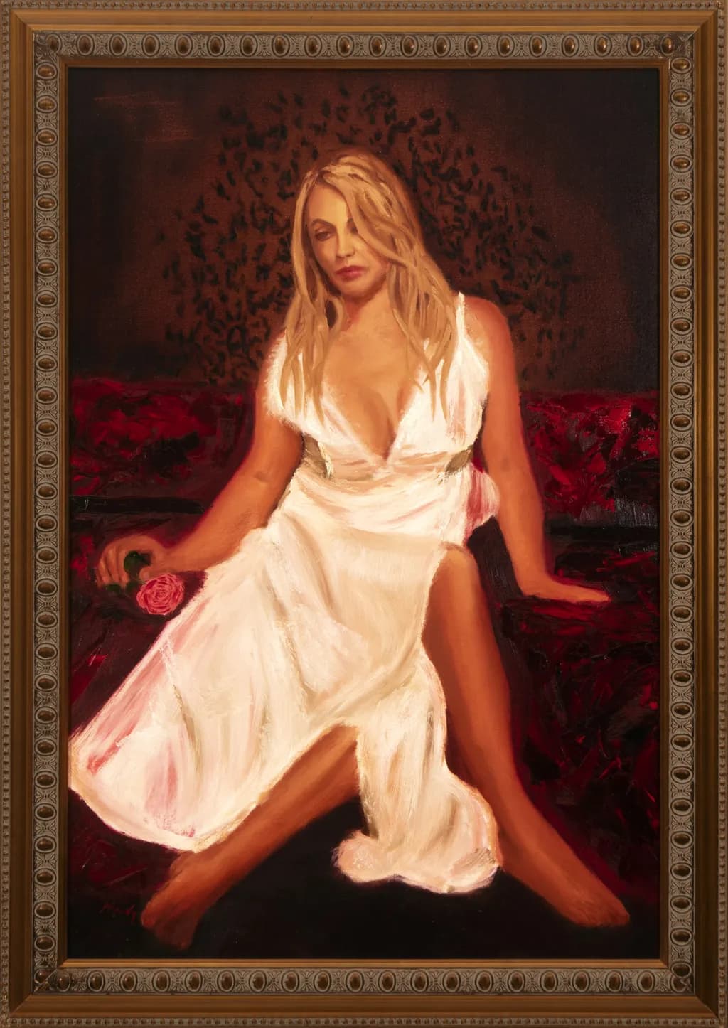 Ethereal Elegance: A Portrait of Grace and Beauty in White Drapery