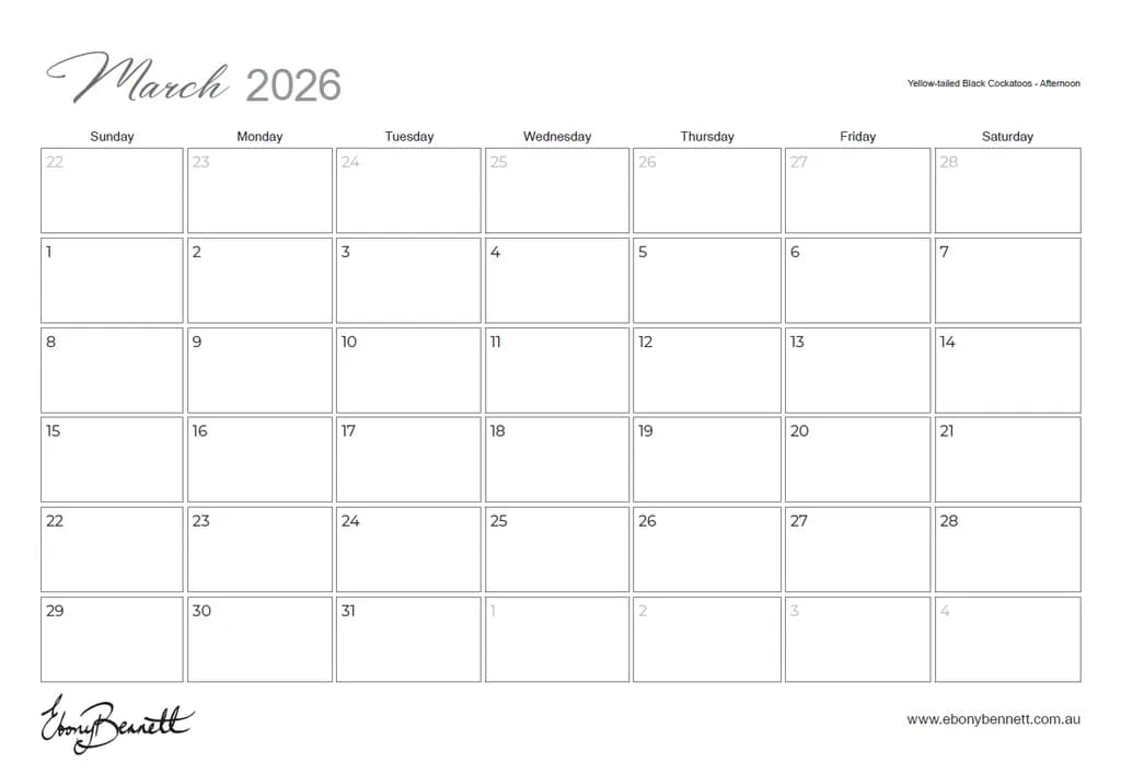 Marching into 2026: Your Fun and Functional Calendar for Planning Adventures!