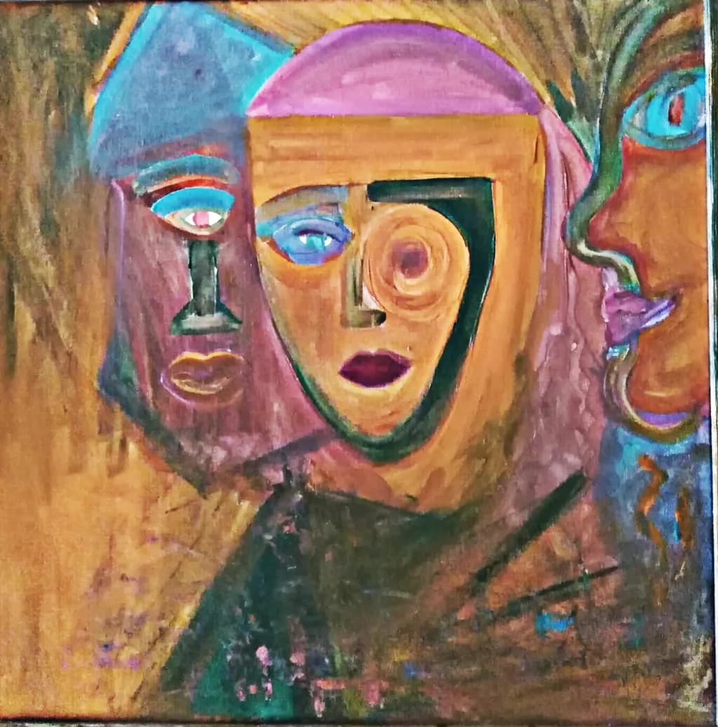 Whispers of Color: A Journey Through Faces and Emotions