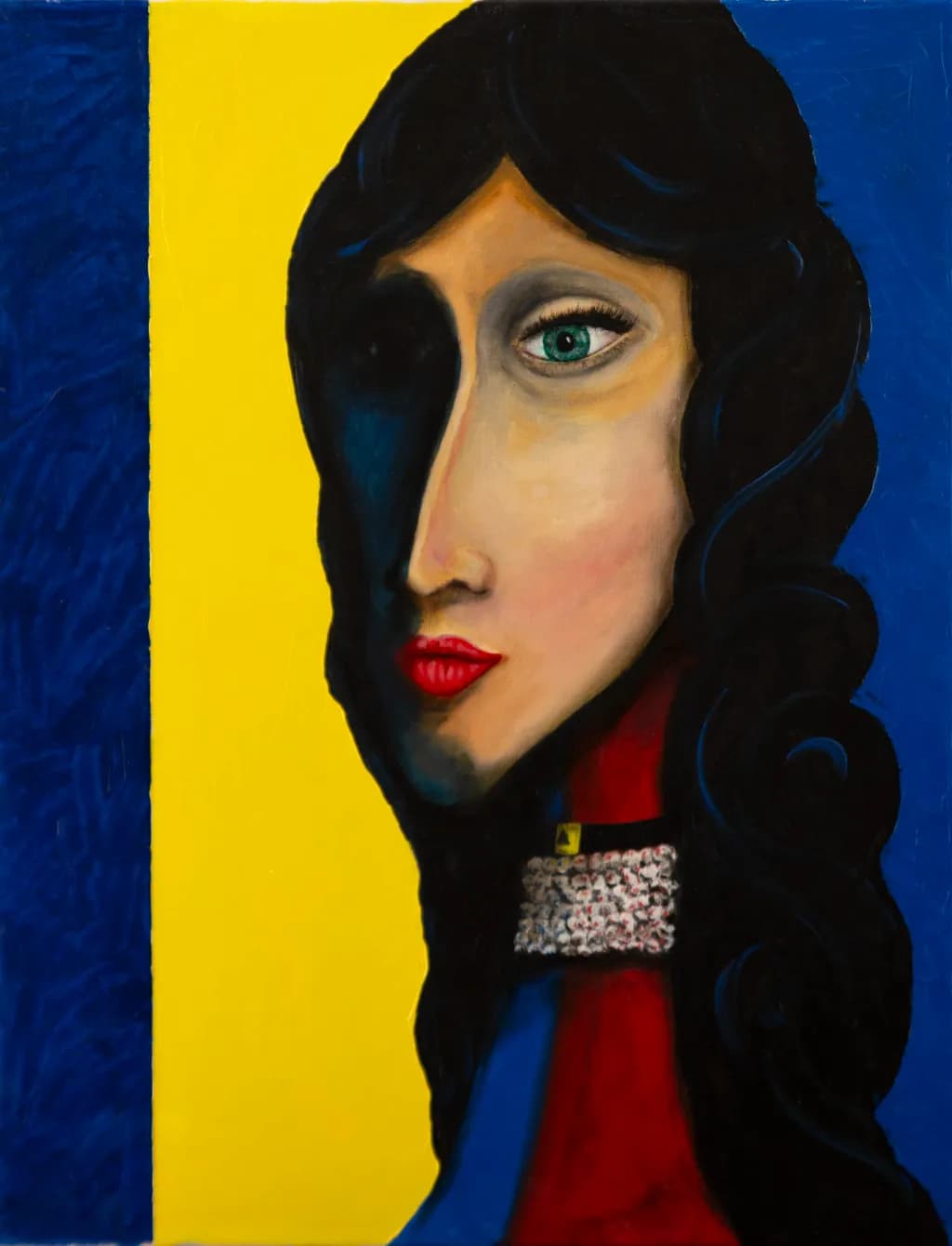 Portrait with Contrasting Light