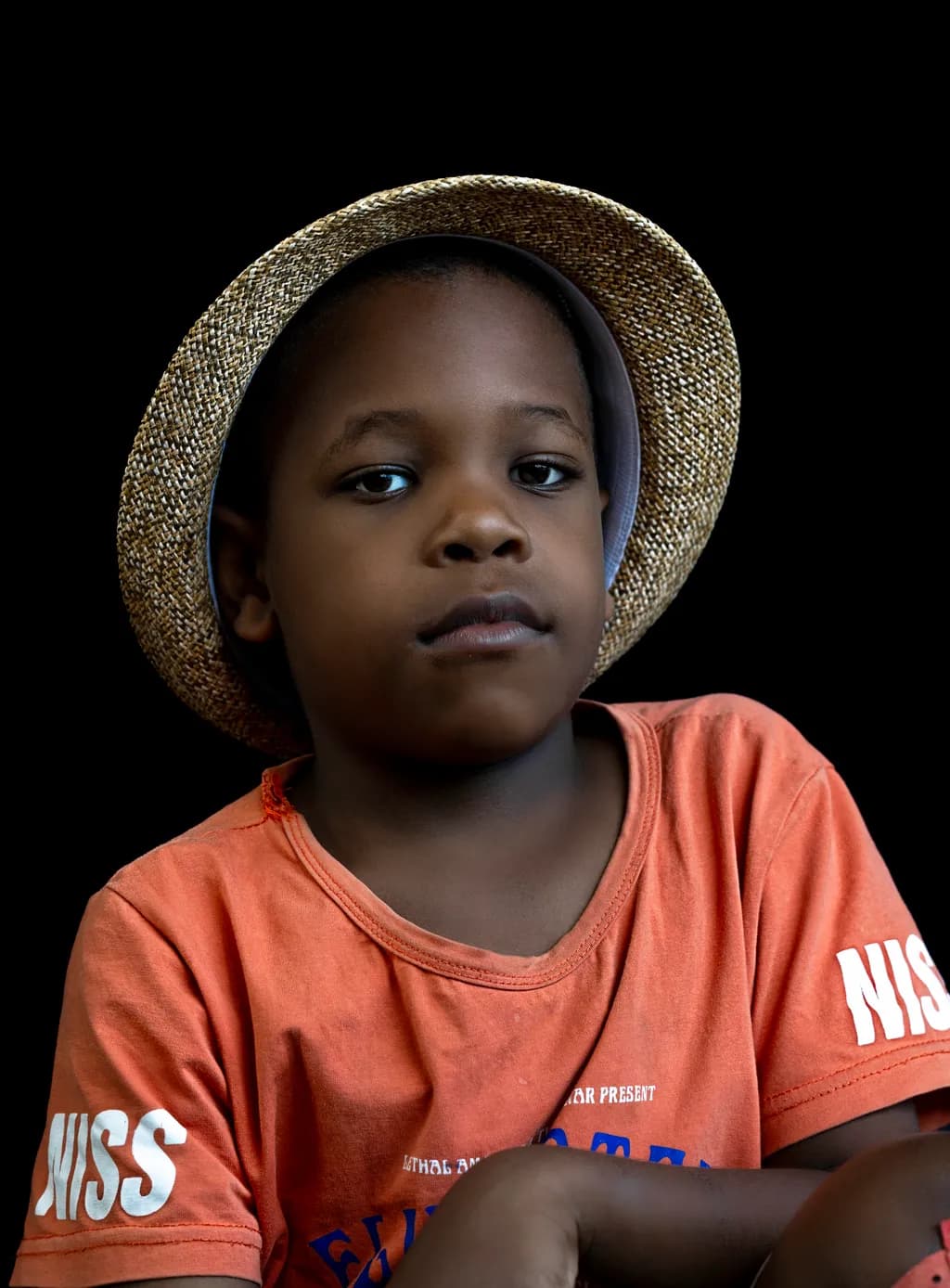 Whispers of Innocence: A Portrait of Childhood Resilience