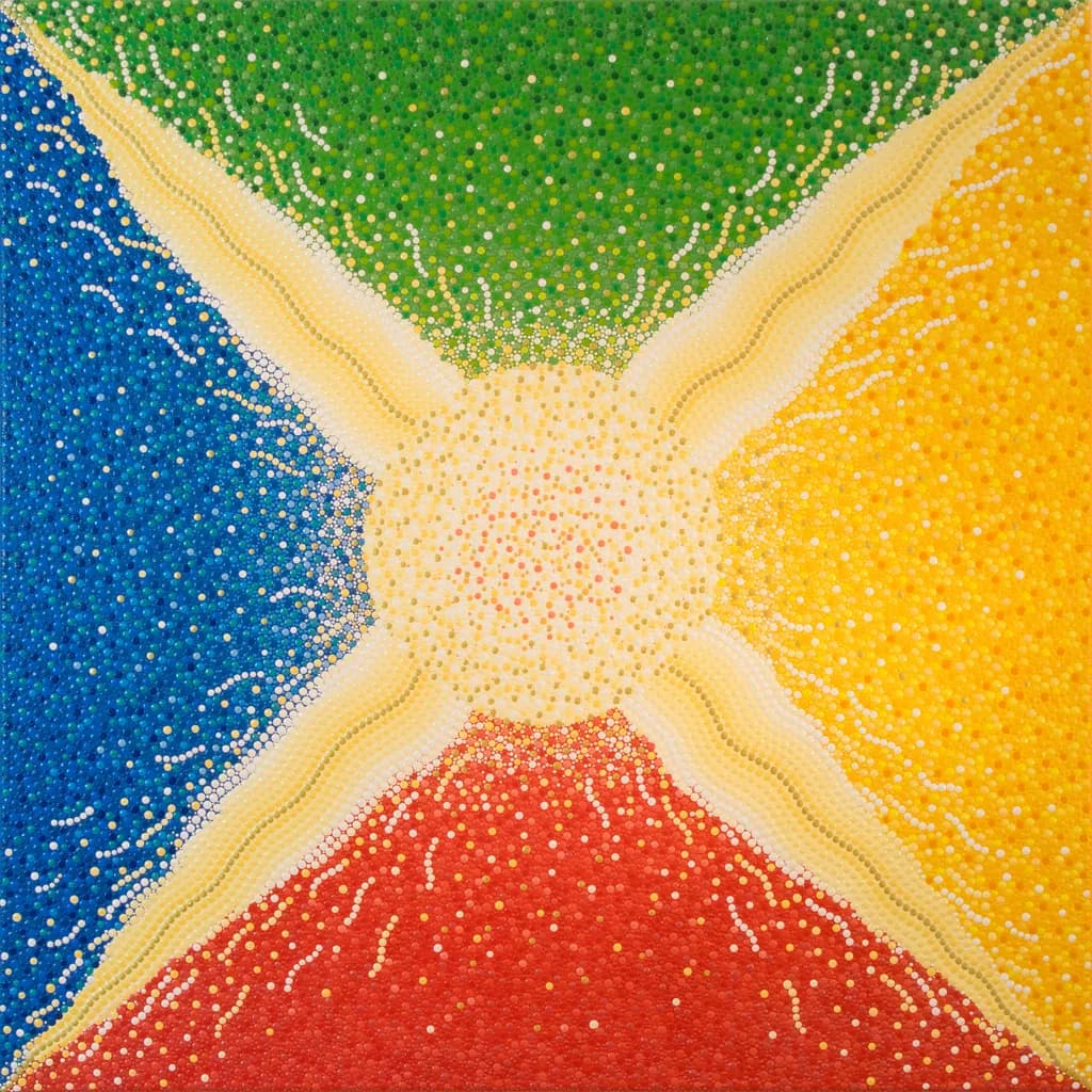 Radiant Harmony: A Vibrant Dance of Color and Light