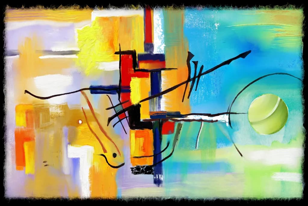 Abstract Circle Composition
