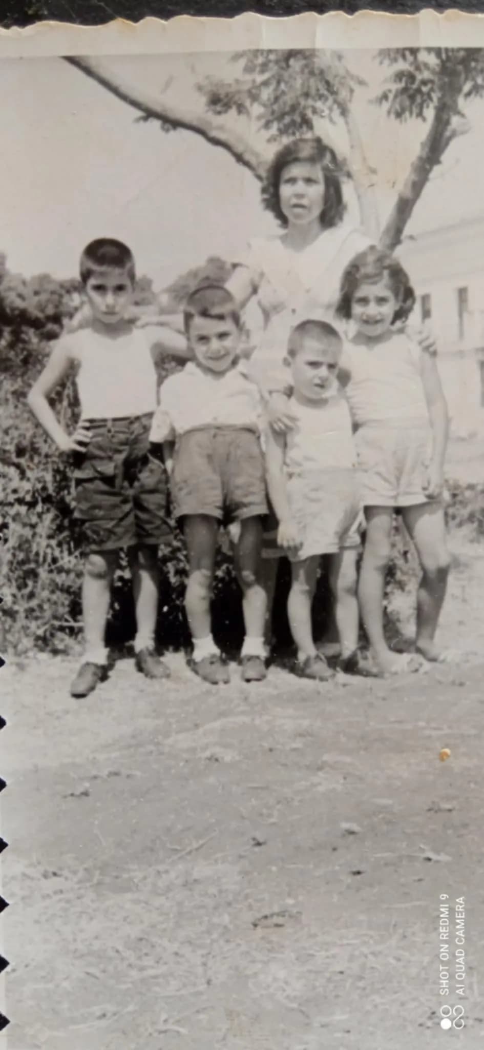 Timeless Bonds: A Nostalgic Portrait of Childhood Innocence and Friendship