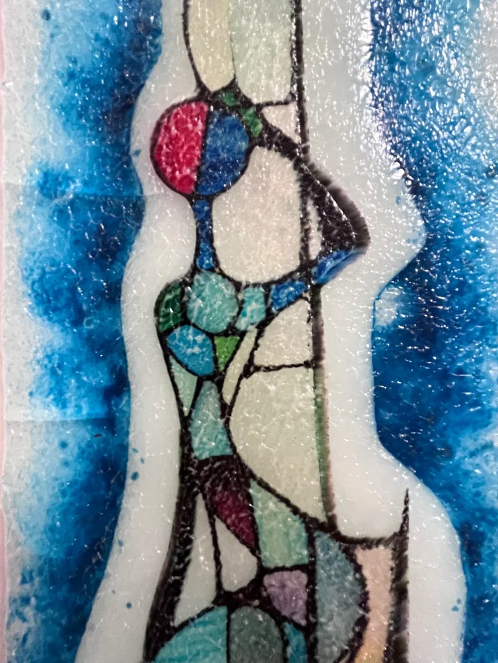 Abstract Mosaic Silhouette