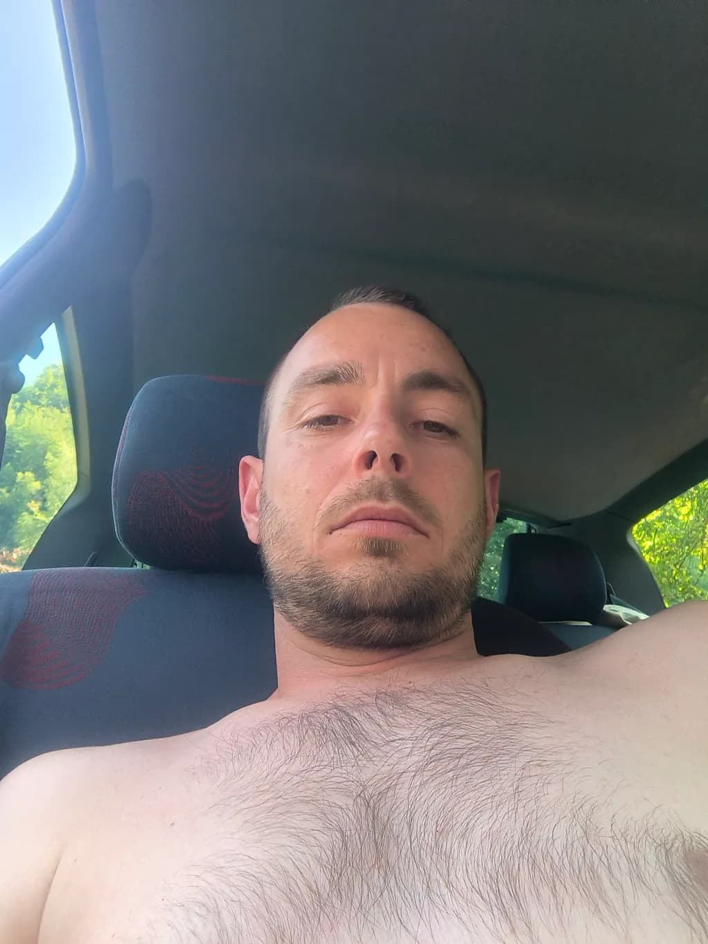 Sunlit Serenity: A Moment of Reflection in the Car