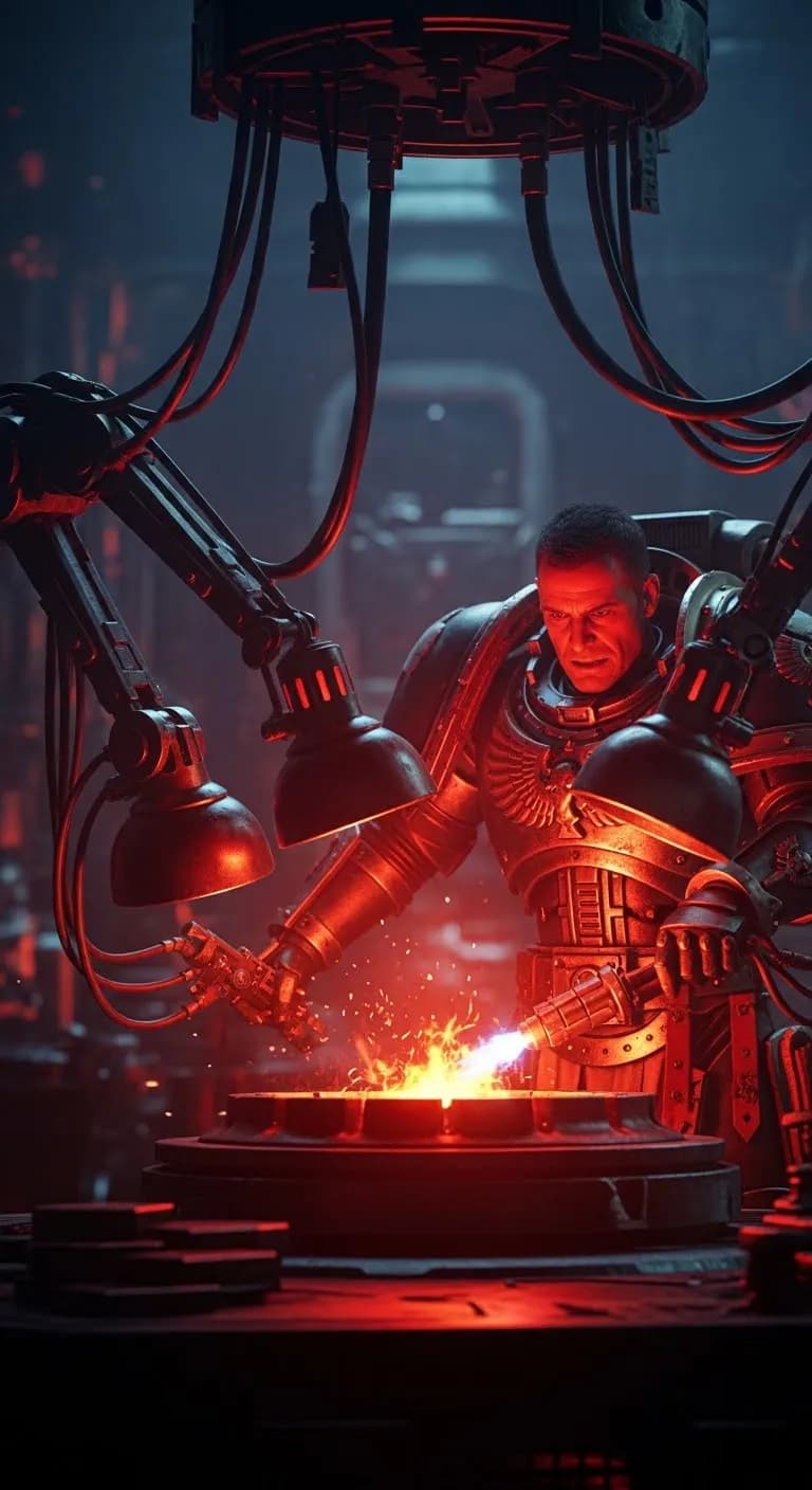 Unleash the Forge: A Titan's Craft in the Heart of Chaos!