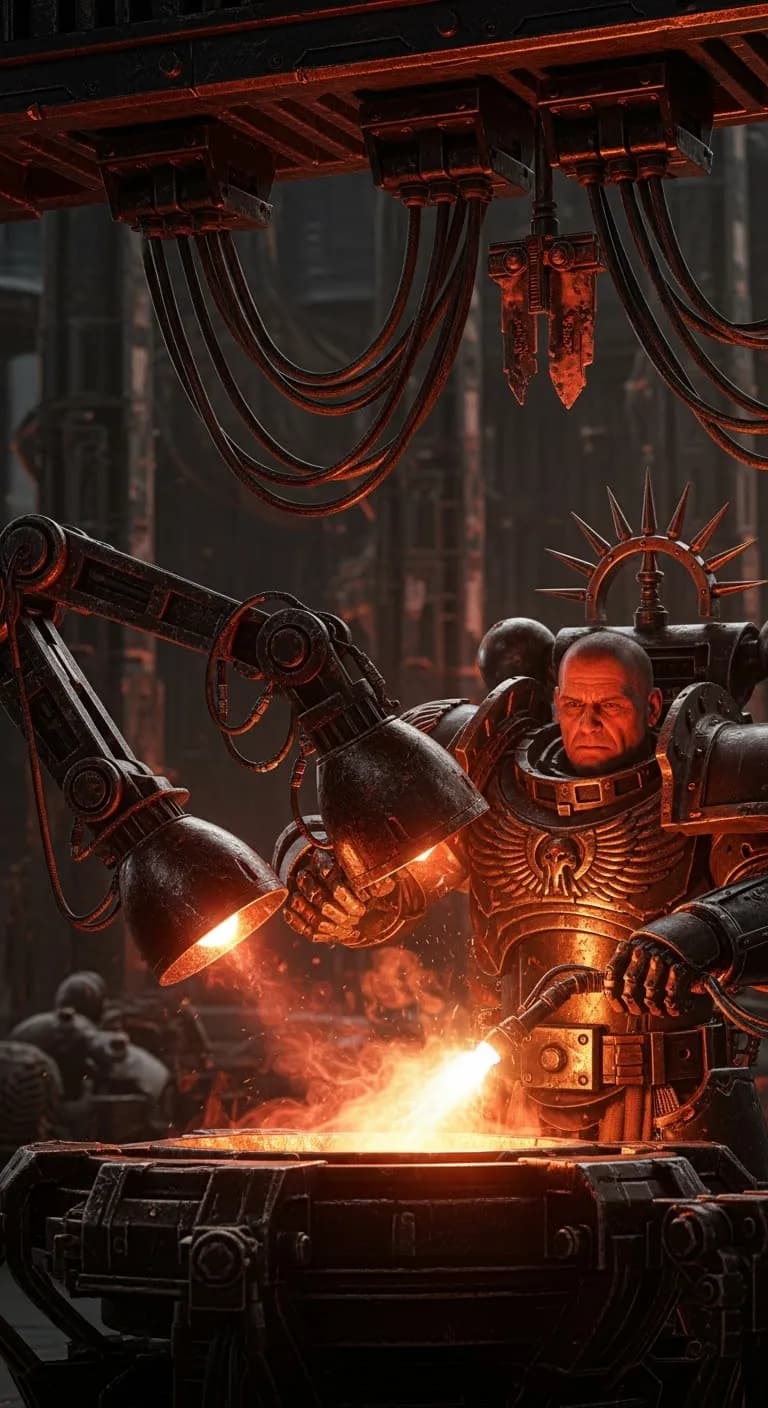 Unleash the Forge: A Titan's Craft in the Heart of Chaos!