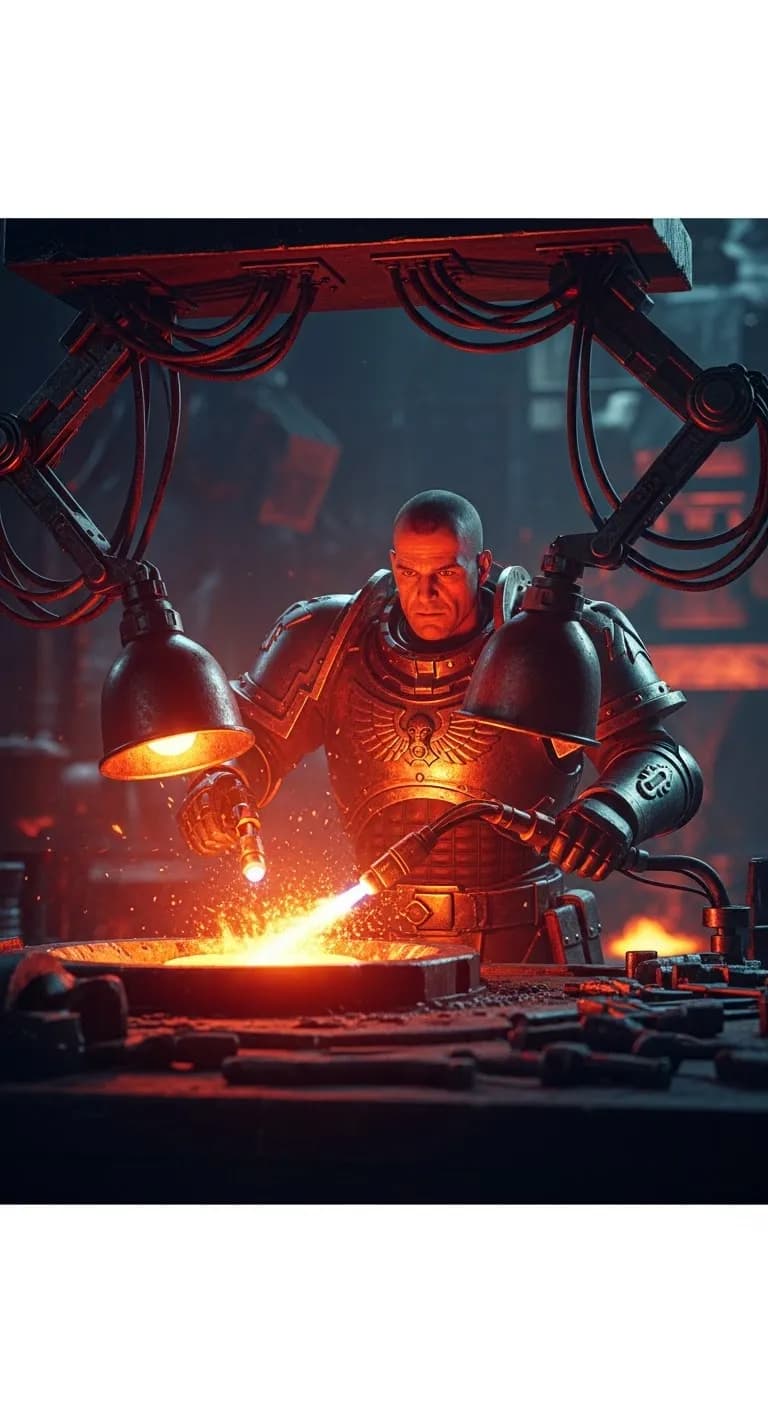 Unleash the Forge: A Titan's Craft in the Heart of Chaos!