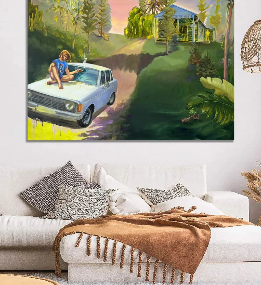 Whispers of Nostalgia: A Journey Through Time and Memory in a Serene Landscape