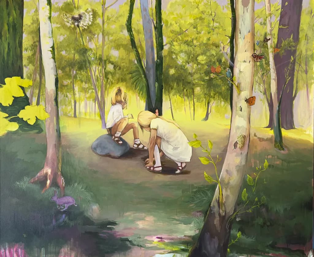 Whispers of Nature: A Serene Encounter in the Enchanted Forest