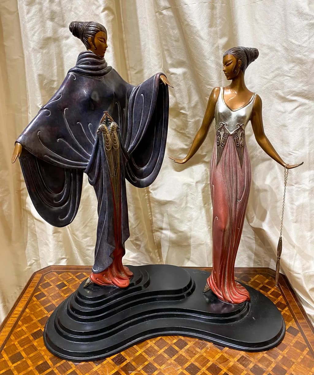Elegant Harmony: A Dance of Graceful Figures in Artistry and Style