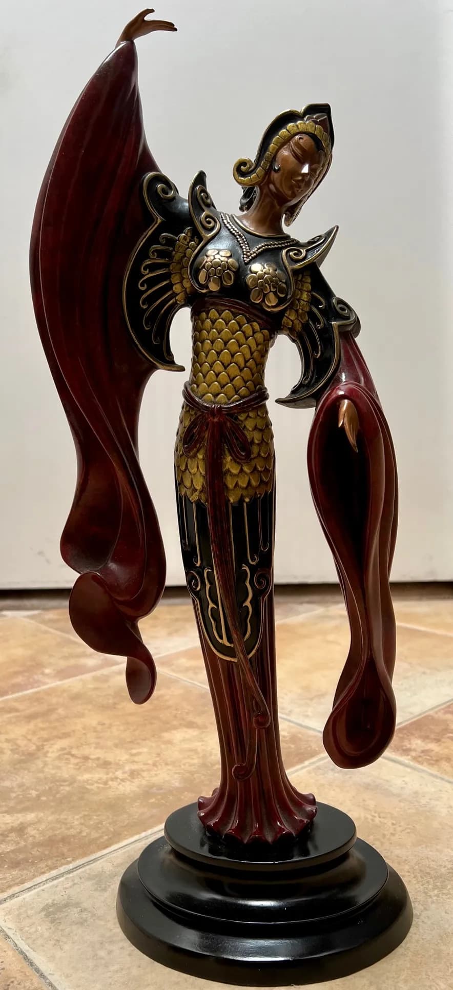 Ethereal Guardian: A Majestic Figurine of Strength and Grace