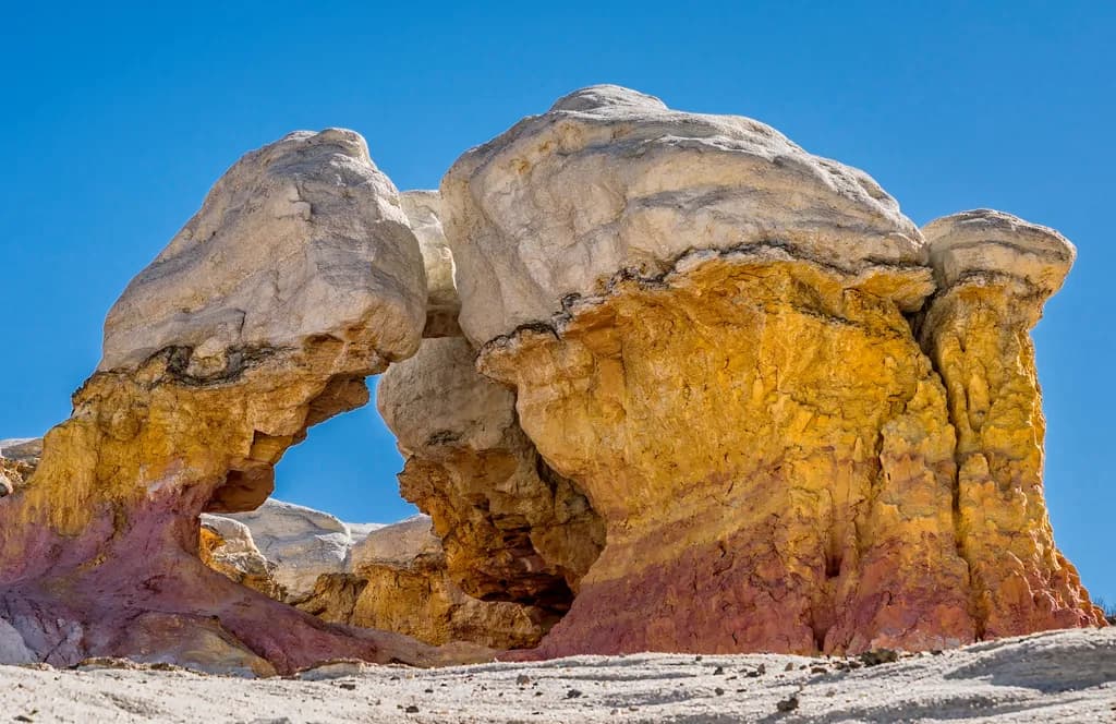 Whispers of Time: The Colorful Archway of Nature's Canvas