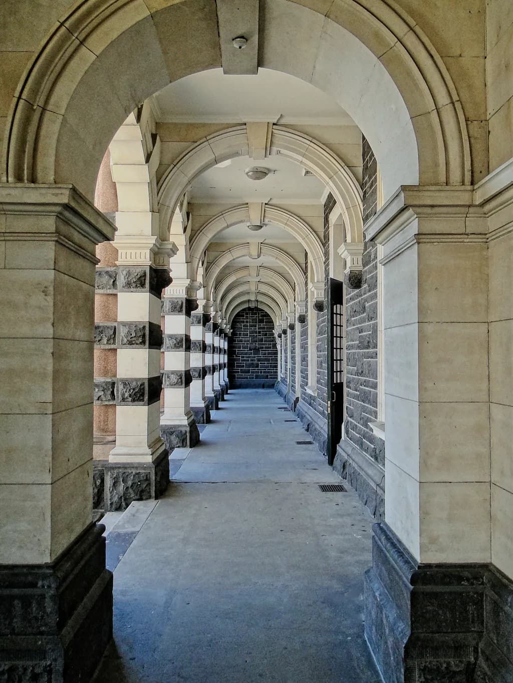 Ethereal Arches: A Journey Through Timeless Corridors