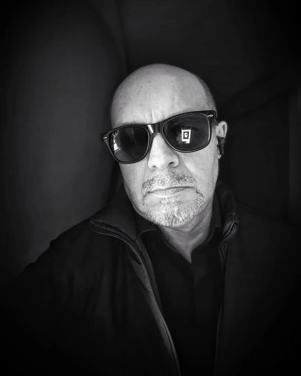 Reflections of a Modern Soul: A Monochrome Portrait in Shades