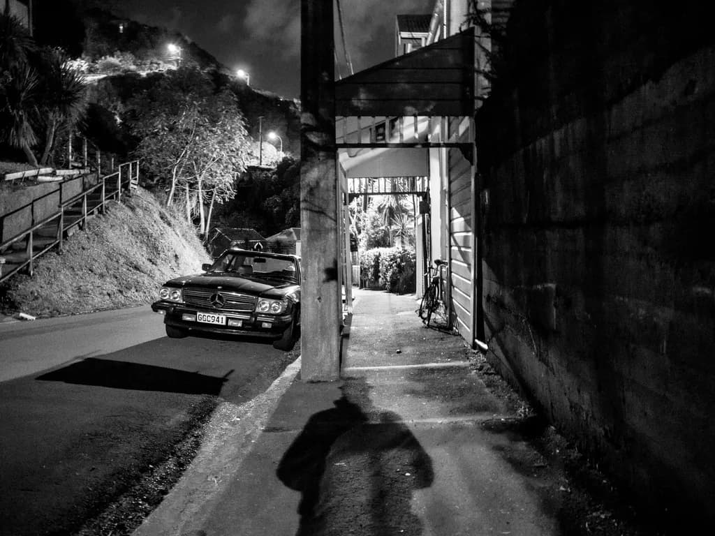 Night Street Shadow