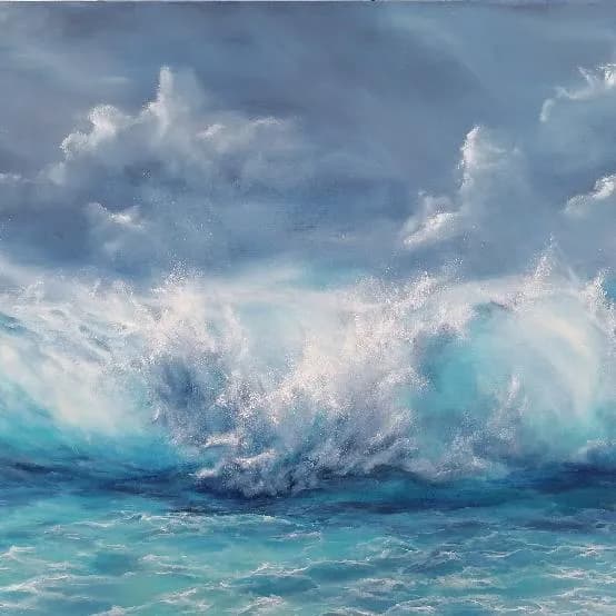 Ocean's Embrace: A Dance of Waves and Sky