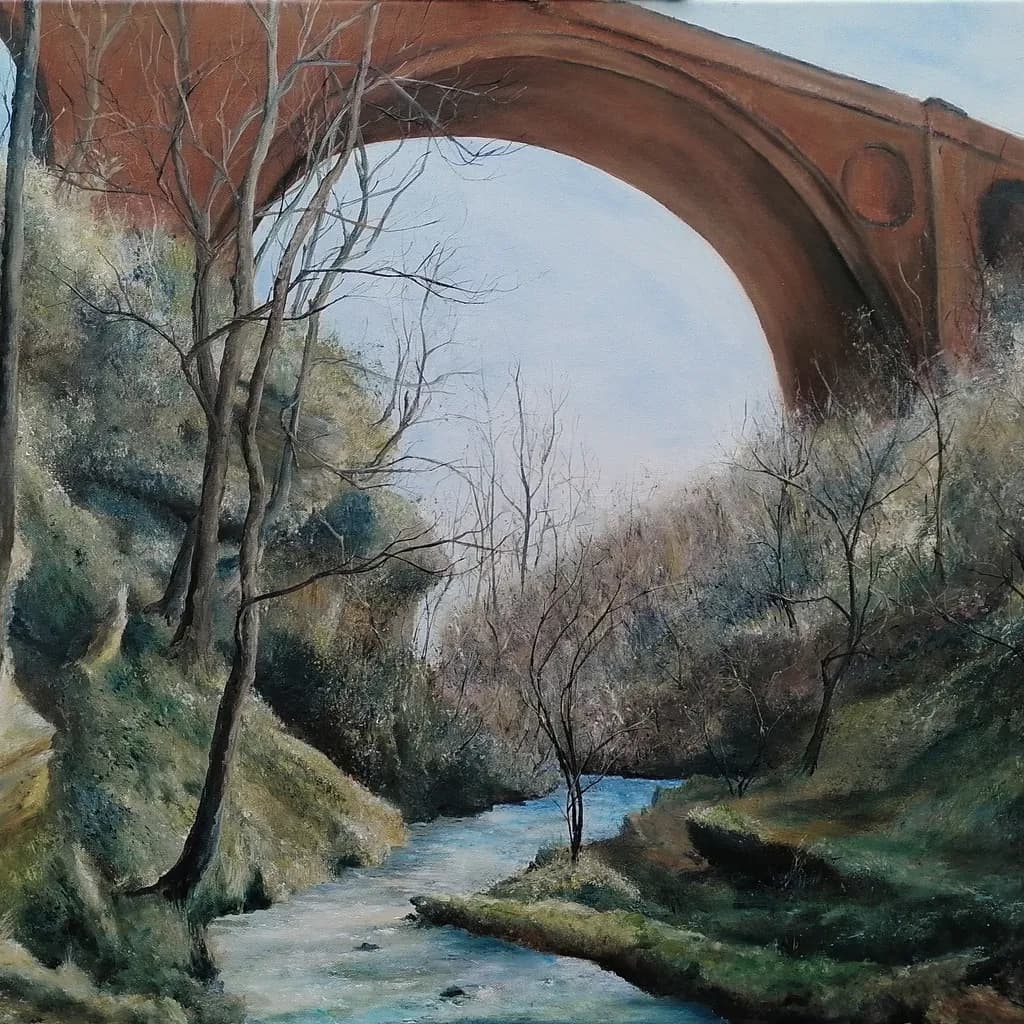Whispers of Nature: The Majestic Bridge Over Tranquil Waters