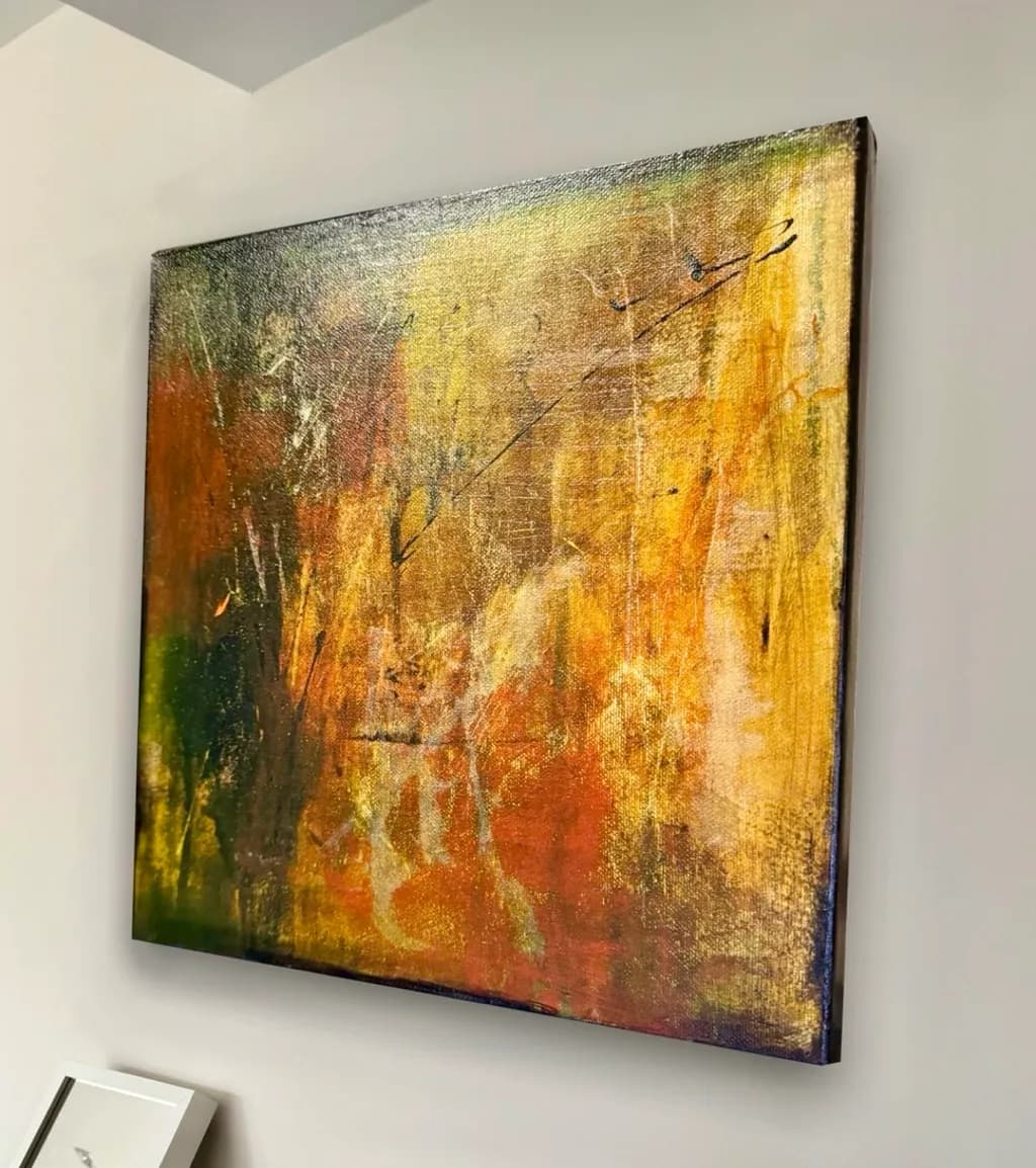 Vibrant Echoes: A Dance of Color and Texture in Abstract Art
