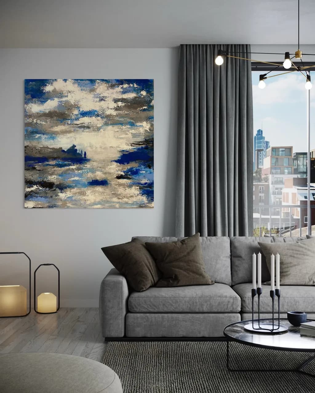 Blue Horizon Landscape