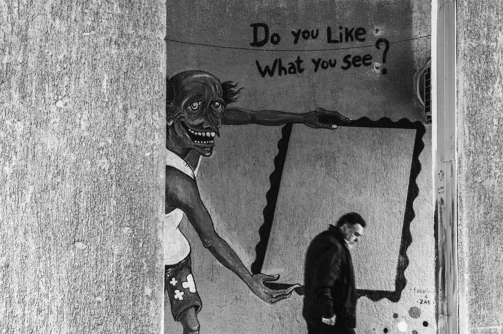 "Reflections of Perception: A Dance Between Reality and Illusion"