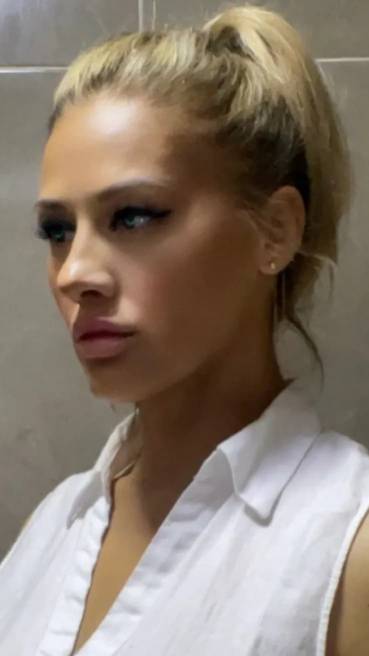 Ethereal Gaze: A Portrait of Poised Elegance