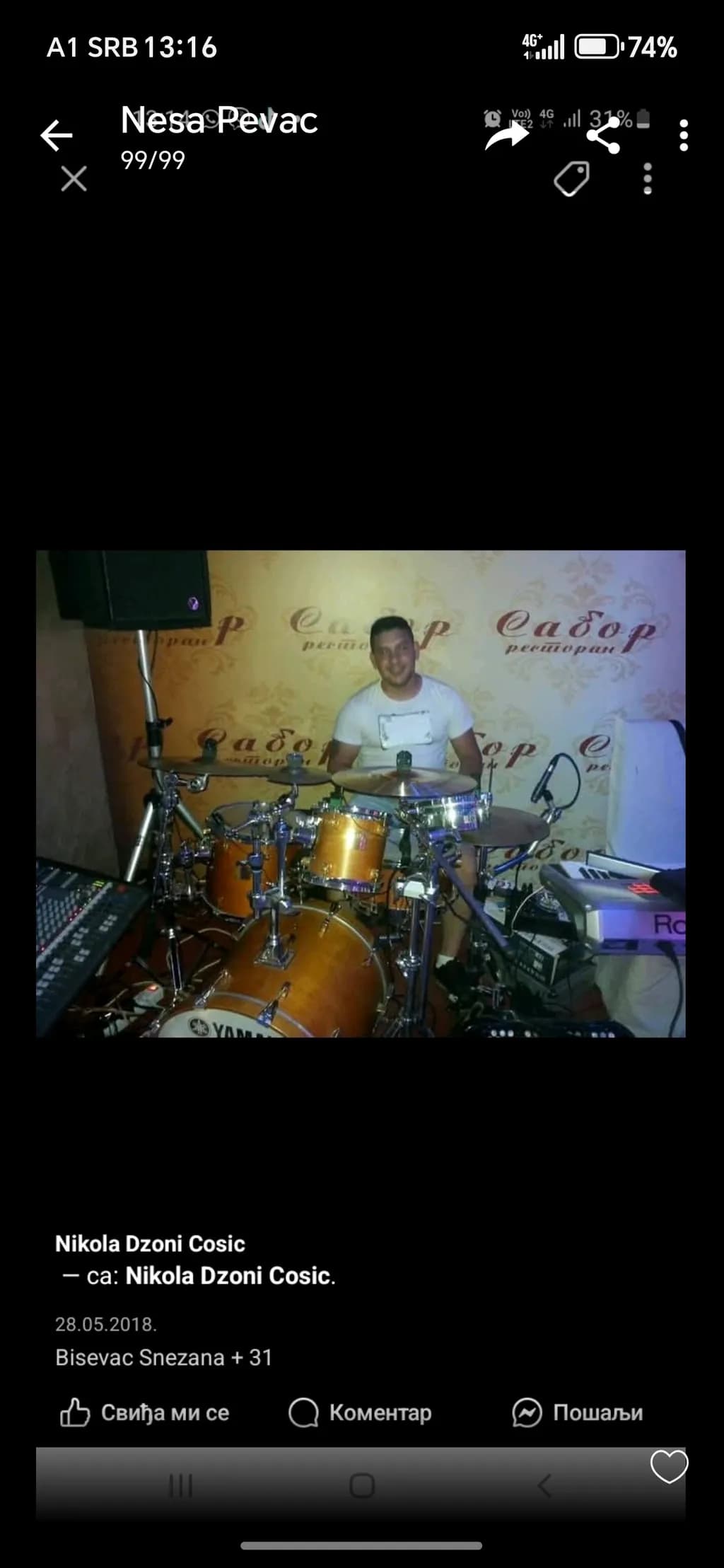Rhythmic Harmony: A Drummer's Passion in Motion