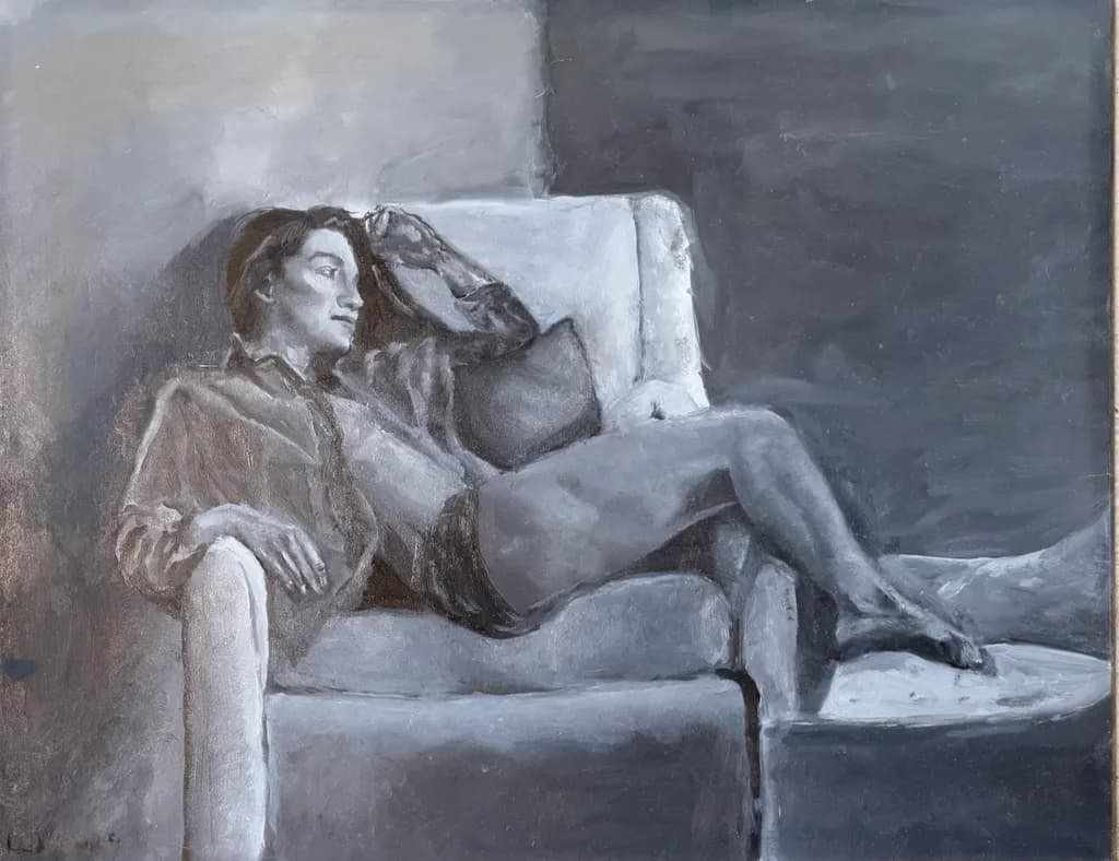 Reclining on Chair