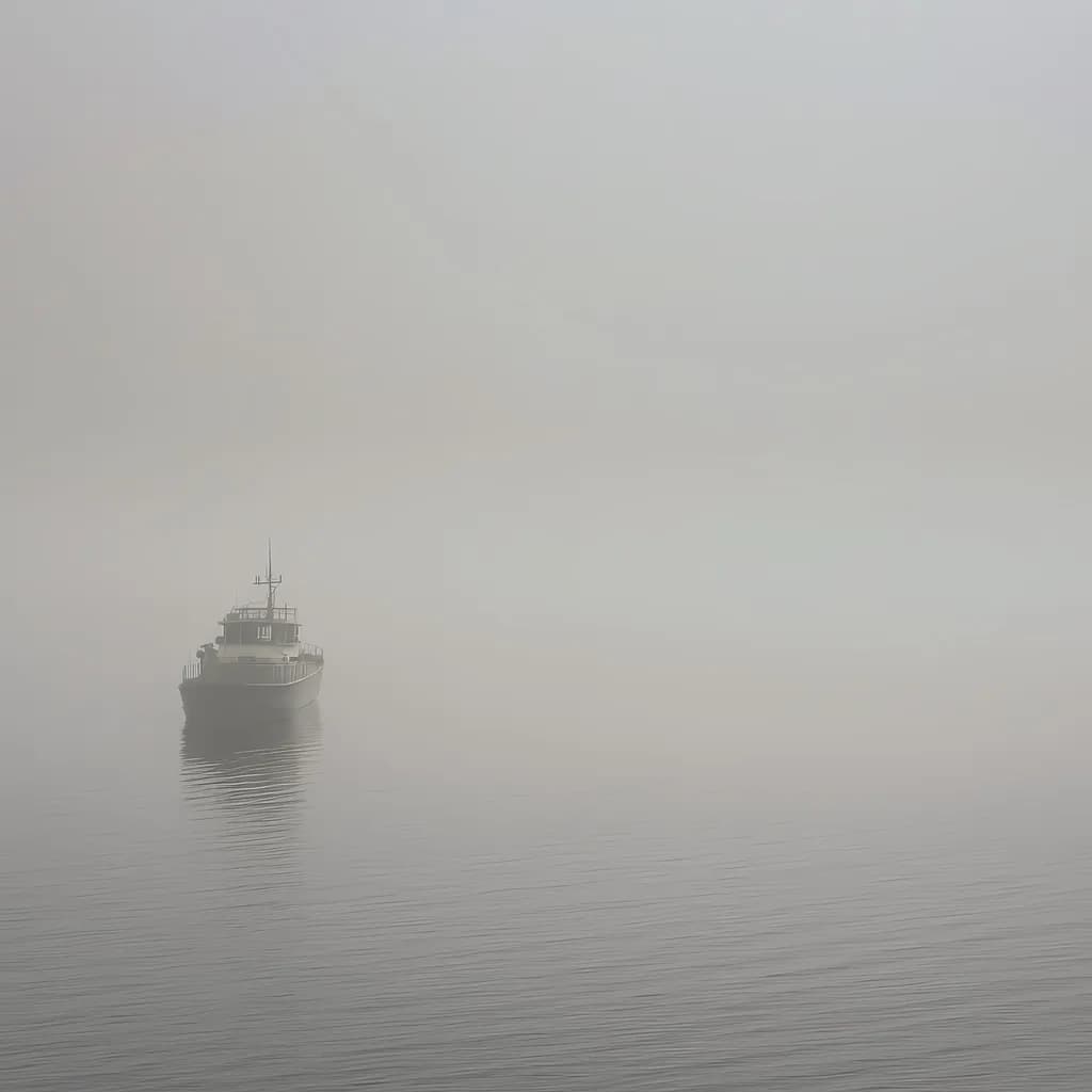 Fog and Boat