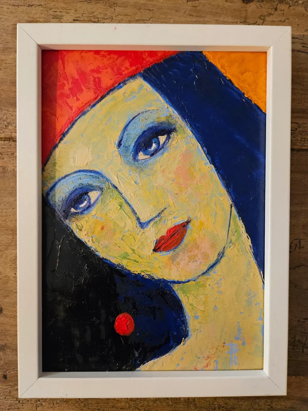 Whispers of Color: A Portrait of Emotion and Elegance
