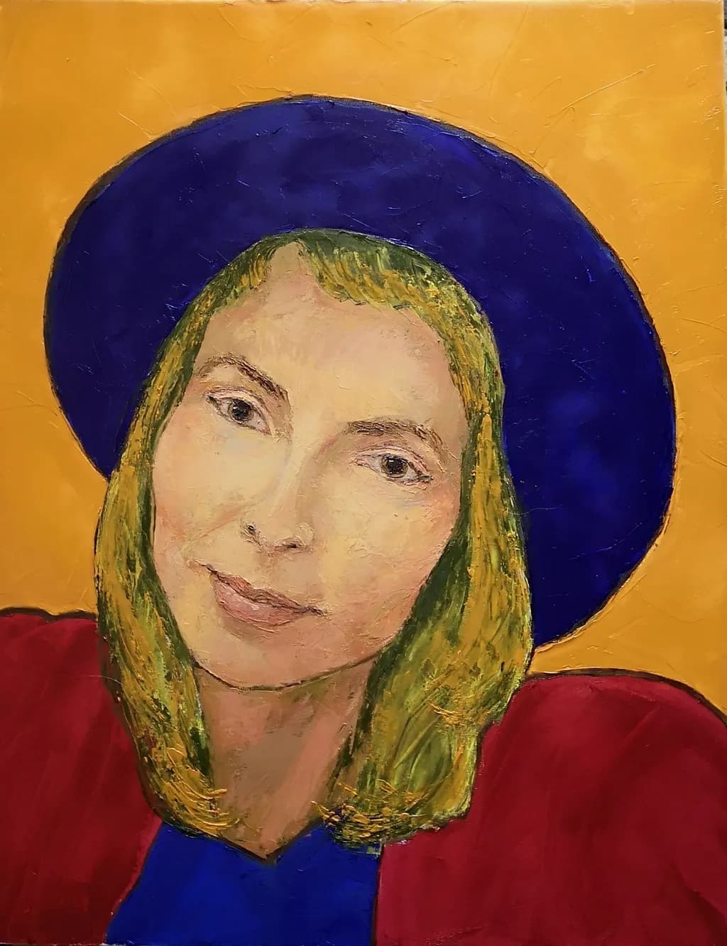Vibrant Expressions: A Colorful Portrait of Joyful Elegance